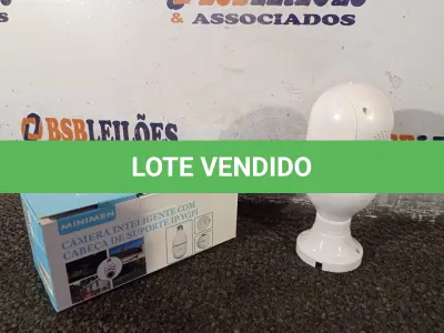 LOTE 041 - 01 CÂMERA INTELIGENTE COM CABEÇA DE SUPORTE IP WIFI. (NO ESTADO) ATENÇÃO! FAZER A VISITAÇÃO ANTES DE ARREMATAR, NÃO SABEMOS SE FUNCIONA. LEILÃO NÃO TEM GARANTIA E NEM DEVOLUÇÃO, SUJEITO A POSSÍVEIS AVARIAS VISÍVEIS/OCULTAS E/OU AUSÊNCIA DE COMPONENTES.