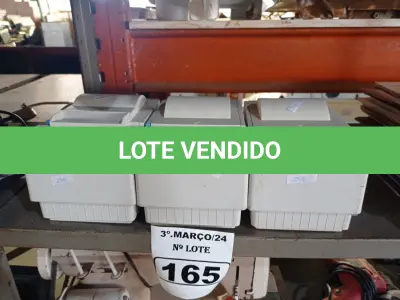 LOTE 165 - 03 IMPRESSORAS DE CUPOM. (NO ESTADO) ATENÇÃO! FAZER A VISITAÇÃO ANTES DE ARREMATAR, NÃO SABEMOS SE FUNCIONA. LEILÃO NÃO TEM GARANTIA E NEM DEVOLUÇÃO, SUJEITO A POSSÍVEIS AVARIAS VISÍVEIS/OCULTAS E/OU AUSÊNCIA DE COMPONENTES.