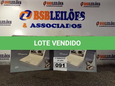 LOTE 091 - 02 NOTEBOOK’S MEGATRON. (NO ESTADO) ATENÇÃO! FAZER A VISITAÇÃO ANTES DE ARREMATAR, NÃO SABEMOS SE FUNCIONA. LEILÃO NÃO TEM GARANTIA E NEM DEVOLUÇÃO, SUJEITO A POSSÍVEIS AVARIAS VISÍVEIS/OCULTAS E/OU AUSÊNCIA DE COMPONENTES.