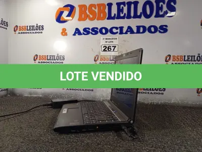 LOTE 267 - 01 NOTEBOOK MARCA ITAUTEC COM FONTE. (NO ESTADO) ATENÇÃO! FAZER A VISITAÇÃO ANTES DE ARREMATAR, NÃO SABEMOS SE FUNCIONA. LEILÃO NÃO TEM GARANTIA E NEM DEVOLUÇÃO, SUJEITO A POSSÍVEIS AVARIAS VISÍVEIS/OCULTAS E/OU AUSÊNCIA DE COMPONENTES.