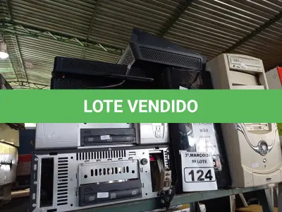 LOTE 124 - 04 CPU’S E 03 GAVETAS PARA MINI CPU MARCAS E MODELOS DIVERSOS. (NO ESTADO) ATENÇÃO! FAZER A VISITAÇÃO ANTES DE ARREMATAR, NÃO SABEMOS SE FUNCIONA. LEILÃO NÃO TEM GARANTIA E NEM DEVOLUÇÃO, SUJEITO A POSSÍVEIS AVARIAS VISÍVEIS/OCULTAS E/OU AUSÊNCIA DE COMPONENTES.