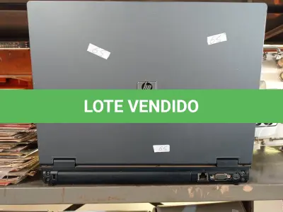 LOTE 189 - 01 NOTEBOOK MARCA HP. (NO ESTADO) ATENÇÃO! FAZER A VISITAÇÃO ANTES DE ARREMATAR, NÃO SABEMOS SE FUNCIONA. LEILÃO NÃO TEM GARANTIA E NEM DEVOLUÇÃO, SUJEITO A POSSÍVEIS AVARIAS VISÍVEIS/OCULTAS E/OU AUSÊNCIA DE COMPONENTES.