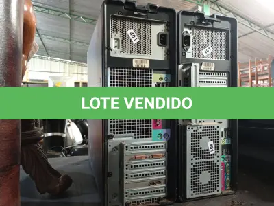LOTE 233 - 02 CPU’S MARCAS DELL. (NO ESTADO) ATENÇÃO! FAZER A VISITAÇÃO ANTES DE ARREMATAR, NÃO SABEMOS SE FUNCIONA. LEILÃO NÃO TEM GARANTIA E NEM DEVOLUÇÃO, SUJEITO A POSSÍVEIS AVARIAS VISÍVEIS/OCULTAS E/OU AUSÊNCIA DE COMPONENTES.