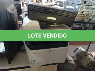 LOTE 240 - 03 IMPRESSORAS MARCAS E MODELOS DIVERSOS PARA RETIRADA DE PEÇAS. (NO ESTADO) ATENÇÃO! FAZER A VISITAÇÃO ANTES DE ARREMATAR, NÃO SABEMOS SE FUNCIONA. LEILÃO NÃO TEM GARANTIA E NEM DEVOLUÇÃO, SUJEITO A POSSÍVEIS AVARIAS VISÍVEIS/OCULTAS E/OU AUSÊNCIA DE COMPONENTES.