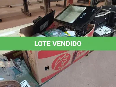 LOTE 134 - 01 LOTE COM MATERIAIS DIVERSOS. (NO ESTADO) ATENÇÃO! FAZER A VISITAÇÃO ANTES DE ARREMATAR, NÃO SABEMOS SE FUNCIONA. LEILÃO NÃO TEM GARANTIA E NEM DEVOLUÇÃO, SUJEITO A POSSÍVEIS AVARIAS VISÍVEIS/OCULTAS E/OU AUSÊNCIA DE COMPONENTES.