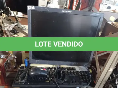 LOTE 169 - 01 PC COMPLETO COM WIN10. (NO ESTADO) ATENÇÃO! FAZER A VISITAÇÃO ANTES DE ARREMATAR, NÃO SABEMOS SE FUNCIONA. LEILÃO NÃO TEM GARANTIA E NEM DEVOLUÇÃO, SUJEITO A POSSÍVEIS AVARIAS VISÍVEIS/OCULTAS E/OU AUSÊNCIA DE COMPONENTES.