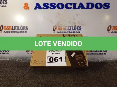 LOTE 061 - 01 RÁDIO COMUNICADOR. (NO ESTADO) ATENÇÃO! FAZER A VISITAÇÃO ANTES DE ARREMATAR, NÃO SABEMOS SE FUNCIONA. LEILÃO NÃO TEM GARANTIA E NEM DEVOLUÇÃO, SUJEITO A POSSÍVEIS AVARIAS VISÍVEIS/OCULTAS E/OU AUSÊNCIA DE COMPONENTES.