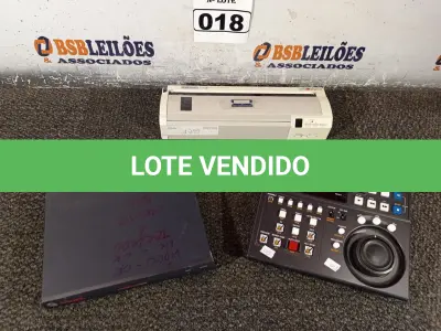 LOTE 018 - 01 CONTROLADOR REMOTO DE EDIÇÃO VTR SONY RM-280, 01 MINI CPU E 01 IMPRESSORA PORTÁTIL. (NO ESTADO) ATENÇÃO! FAZER A VISITAÇÃO ANTES DE ARREMATAR, NÃO SABEMOS SE FUNCIONA. LEILÃO NÃO TEM GARANTIA E NEM DEVOLUÇÃO, SUJEITO A POSSÍVEIS AVARIAS VISÍVEIS/OCULTAS E/OU AUSÊNCIA DE COMPONENTES.