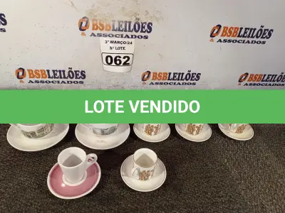 LOTE 062 - 07 XICARAS DIVERSAS COM PIRES. (NO ESTADO) ATENÇÃO! FAZER A VISITAÇÃO ANTES DE ARREMATAR, NÃO SABEMOS SE FUNCIONA. LEILÃO NÃO TEM GARANTIA E NEM DEVOLUÇÃO, SUJEITO A POSSÍVEIS AVARIAS VISÍVEIS/OCULTAS E/OU AUSÊNCIA DE COMPONENTES.