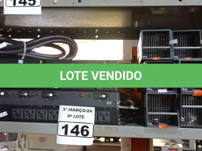 LOTE 146 - 04 RÉGUAS PARA RACK E 09 VENTOINHAS PARA SERVIDOR. (NO ESTADO) ATENÇÃO! FAZER A VISITAÇÃO ANTES DE ARREMATAR, NÃO SABEMOS SE FUNCIONA. LEILÃO NÃO TEM GARANTIA E NEM DEVOLUÇÃO, SUJEITO A POSSÍVEIS AVARIAS VISÍVEIS/OCULTAS E/OU AUSÊNCIA DE COMPONENTES.