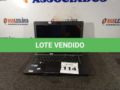 LOTE 114 - 01 NOTEBOOK MARCA POSITIVO MOBILE. (NO ESTADO) ATENÇÃO! FAZER A VISITAÇÃO ANTES DE ARREMATAR, NÃO SABEMOS SE FUNCIONA. LEILÃO NÃO TEM GARANTIA E NEM DEVOLUÇÃO, SUJEITO A POSSÍVEIS AVARIAS VISÍVEIS/OCULTAS E/OU AUSÊNCIA DE COMPONENTES.