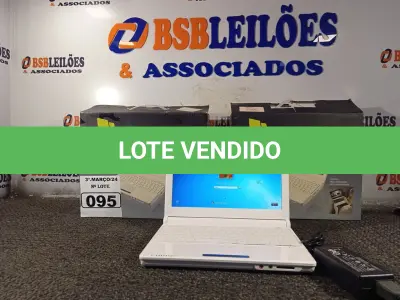 LOTE 095 - 02 NOTEBOOK’S MEGATRON. (NO ESTADO) ATENÇÃO! FAZER A VISITAÇÃO ANTES DE ARREMATAR, NÃO SABEMOS SE FUNCIONA. LEILÃO NÃO TEM GARANTIA E NEM DEVOLUÇÃO, SUJEITO A POSSÍVEIS AVARIAS VISÍVEIS/OCULTAS E/OU AUSÊNCIA DE COMPONENTES.
