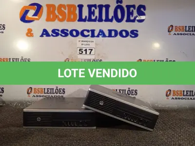 LOTE 517 - 02 MINIS PC MARCA HP. (NO ESTADO) ATENÇÃO! FAZER A VISITAÇÃO ANTES DE ARREMATAR, NÃO SABEMOS SE FUNCIONA. LEILÃO NÃO TEM GARANTIA E NEM DEVOLUÇÃO, SUJEITO A POSSÍVEIS AVARIAS VISÍVEIS/OCULTAS E/OU AUSÊNCIA DE COMPONENTES.