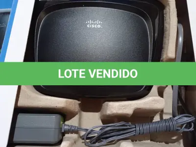 LOTE 246 - 11 ROTEADORES CISCO WRT54G2. (NO ESTADO) ATENÇÃO! FAZER A VISITAÇÃO ANTES DE ARREMATAR, NÃO SABEMOS SE FUNCIONA. LEILÃO NÃO TEM GARANTIA E NEM DEVOLUÇÃO, SUJEITO A POSSÍVEIS AVARIAS VISÍVEIS/OCULTAS E/OU AUSÊNCIA DE COMPONENTES.