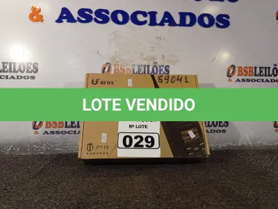 LOTE 029 - 01 RÁDIO COMUNICADOR. (NO ESTADO) ATENÇÃO! FAZER A VISITAÇÃO ANTES DE ARREMATAR, NÃO SABEMOS SE FUNCIONA. LEILÃO NÃO TEM GARANTIA E NEM DEVOLUÇÃO, SUJEITO A POSSÍVEIS AVARIAS VISÍVEIS/OCULTAS E/OU AUSÊNCIA DE COMPONENTES.