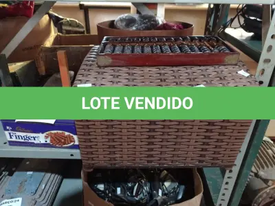 LOTE 148 - 01 LOTE COM MATERIAIS DIVERSOS. (NO ESTADO) ATENÇÃO! FAZER A VISITAÇÃO ANTES DE ARREMATAR, NÃO SABEMOS SE FUNCIONA. LEILÃO NÃO TEM GARANTIA E NEM DEVOLUÇÃO, SUJEITO A POSSÍVEIS AVARIAS VISÍVEIS/OCULTAS E/OU AUSÊNCIA DE COMPONENTES.
