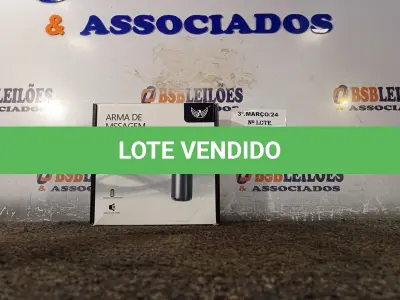 LOTE 004 - 01 MASSAGEADOR. (NO ESTADO) ATENÇÃO! FAZER A VISITAÇÃO ANTES DE ARREMATAR, NÃO SABEMOS SE FUNCIONA. LEILÃO NÃO TEM GARANTIA E NEM DEVOLUÇÃO, SUJEITO A POSSÍVEIS AVARIAS VISÍVEIS/OCULTAS E/OU AUSÊNCIA DE COMPONENTES.