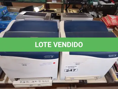 LOTE 247 - 06 IMPRESSORAS MARCAS E MODELOS DIVERSOS PARA RETIRADA DE PEÇAS. (NO ESTADO) ATENÇÃO! FAZER A VISITAÇÃO ANTES DE ARREMATAR, NÃO SABEMOS SE FUNCIONA. LEILÃO NÃO TEM GARANTIA E NEM DEVOLUÇÃO, SUJEITO A POSSÍVEIS AVARIAS VISÍVEIS/OCULTAS E/OU AUSÊNCIA DE COMPONENTES.