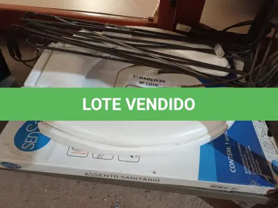LOTE 184 - 02 ASSENTOS PARA VASO SANITÁRIO E VÁRIAS RESISTÊNCIAS. (NO ESTADO) ATENÇÃO! FAZER A VISITAÇÃO ANTES DE ARREMATAR, NÃO SABEMOS SE FUNCIONA. LEILÃO NÃO TEM GARANTIA E NEM DEVOLUÇÃO, SUJEITO A POSSÍVEIS AVARIAS VISÍVEIS/OCULTAS E/OU AUSÊNCIA DE COMPONENTES.
