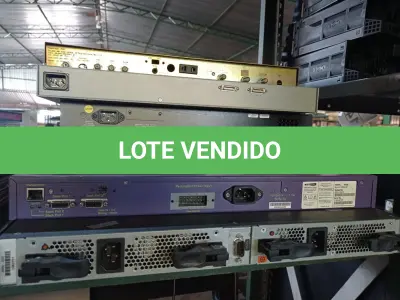 LOTE 142 - 01 MODULADOR E 05 SWITCHES MARCAS E MODELOS DIVERSOS. (NO ESTADO) ATENÇÃO! FAZER A VISITAÇÃO ANTES DE ARREMATAR, NÃO SABEMOS SE FUNCIONA. LEILÃO NÃO TEM GARANTIA E NEM DEVOLUÇÃO, SUJEITO A POSSÍVEIS AVARIAS VISÍVEIS/OCULTAS E/OU AUSÊNCIA DE COMPONENTES.