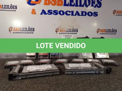 LOTE 025 - 01 LOTE COM VÁRIOS HARD DISC MARCAS E MODELOS DIVERSOS. (NO ESTADO) ATENÇÃO! FAZER A VISITAÇÃO ANTES DE ARREMATAR, NÃO SABEMOS SE FUNCIONA. LEILÃO NÃO TEM GARANTIA E NEM DEVOLUÇÃO, SUJEITO A POSSÍVEIS AVARIAS VISÍVEIS/OCULTAS E/OU AUSÊNCIA DE COMPONENTES.