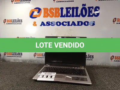 LOTE 111 - 01 NOTEBOOK MARCA POSITIVO. (NO ESTADO) ATENÇÃO! FAZER A VISITAÇÃO ANTES DE ARREMATAR, NÃO SABEMOS SE FUNCIONA. LEILÃO NÃO TEM GARANTIA E NEM DEVOLUÇÃO, SUJEITO A POSSÍVEIS AVARIAS VISÍVEIS/OCULTAS E/OU AUSÊNCIA DE COMPONENTES.