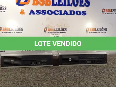 LOTE 509 - 02 MINIS PC MARCA HP. (NO ESTADO) ATENÇÃO! FAZER A VISITAÇÃO ANTES DE ARREMATAR, NÃO SABEMOS SE FUNCIONA. LEILÃO NÃO TEM GARANTIA E NEM DEVOLUÇÃO, SUJEITO A POSSÍVEIS AVARIAS VISÍVEIS/OCULTAS E/OU AUSÊNCIA DE COMPONENTES.