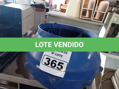 LOTE 365 - 01 EXAUSTOR. (NO ESTADO) ATENÇÃO! FAZER A VISITAÇÃO ANTES DE ARREMATAR, NÃO SABEMOS SE FUNCIONA. LEILÃO NÃO TEM GARANTIA E NEM DEVOLUÇÃO, SUJEITO A POSSÍVEIS AVARIAS VISÍVEIS/OCULTAS E/OU AUSÊNCIA DE COMPONENTES.