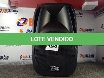 LOTE 448 - 01 CAIXA DE SOM PZ PROPASSIVE PRO ÁUDIO PX-12 (NOVA). (NO ESTADO) ATENÇÃO! FAZER A VISITAÇÃO ANTES DE ARREMATAR, NÃO SABEMOS SE FUNCIONA. LEILÃO NÃO TEM GARANTIA E NEM DEVOLUÇÃO, SUJEITO A POSSÍVEIS AVARIAS VISÍVEIS/OCULTAS E/OU AUSÊNCIA DE COMPONENTES.