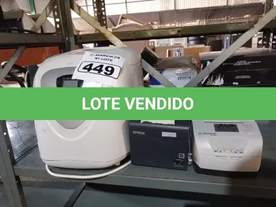 LOTE 449 - 01 MULTIPANE E 02 IMPRESSORAS DE CUPOM MARCAS E MODELOS DIVERSOS. (NO ESTADO) ATENÇÃO! FAZER A VISITAÇÃO ANTES DE ARREMATAR, NÃO SABEMOS SE FUNCIONA. LEILÃO NÃO TEM GARANTIA E NEM DEVOLUÇÃO, SUJEITO A POSSÍVEIS AVARIAS VISÍVEIS/OCULTAS E/OU AUSÊNCIA DE COMPONENTES.
