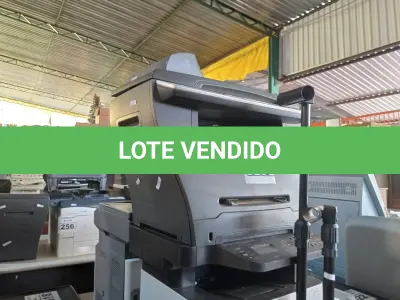 LOTE 319 - 03 IMPRESSORAS, 01 SCANNER E 02 TRIPÉS PARA MICROFONE MARCAS E MODELOS DIVERSOS. (NO ESTADO) ATENÇÃO! FAZER A VISITAÇÃO ANTES DE ARREMATAR, NÃO SABEMOS SE FUNCIONA. LEILÃO NÃO TEM GARANTIA E NEM DEVOLUÇÃO, SUJEITO A POSSÍVEIS AVARIAS VISÍVEIS/OCULTAS E/OU AUSÊNCIA DE COMPONENTES.