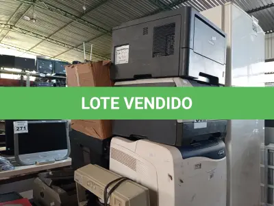 LOTE 302 - 06 IMPRESSORAS, VÁRIOS APARELHOS DE TELEFONE, 01 SUCATA DE FURADEIRA E 01 SUCATA DE SERRA TICO-TICO. (NO ESTADO) ATENÇÃO! FAZER A VISITAÇÃO ANTES DE ARREMATAR, NÃO SABEMOS SE FUNCIONA. LEILÃO NÃO TEM GARANTIA E NEM DEVOLUÇÃO, SUJEITO A POSSÍVEIS AVARIAS VISÍVEIS/OCULTAS E/OU AUSÊNCIA DE COMPONENTES.