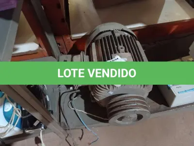 LOTE 159 - 01 MOTOR ELÉTRICO. (NO ESTADO) ATENÇÃO! FAZER A VISITAÇÃO ANTES DE ARREMATAR, NÃO SABEMOS SE FUNCIONA. LEILÃO NÃO TEM GARANTIA E NEM DEVOLUÇÃO, SUJEITO A POSSÍVEIS AVARIAS VISÍVEIS/OCULTAS E/OU AUSÊNCIA DE COMPONENTES.