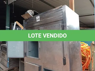 LOTE 478 - 01 GELADEIRA INDUSTRIAL EM INOX PARA RETIRADA DE PEÇAS. (NO ESTADO) ATENÇÃO! FAZER A VISITAÇÃO ANTES DE ARREMATAR, NÃO SABEMOS SE FUNCIONA. LEILÃO NÃO TEM GARANTIA E NEM DEVOLUÇÃO, SUJEITO A POSSÍVEIS AVARIAS VISÍVEIS/OCULTAS E/OU AUSÊNCIA DE COMPONENTES.