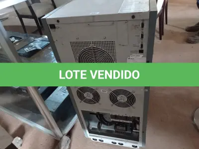 LOTE 468 - 01 NOBREAK MARCA DELTA 20.000VA. (NO ESTADO) ATENÇÃO! FAZER A VISITAÇÃO ANTES DE ARREMATAR, NÃO SABEMOS SE FUNCIONA. LEILÃO NÃO TEM GARANTIA E NEM DEVOLUÇÃO, SUJEITO A POSSÍVEIS AVARIAS VISÍVEIS/OCULTAS E/OU AUSÊNCIA DE COMPONENTES.