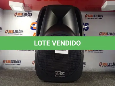 LOTE 447 - 01 CAIXA DE SOM PZ PROPASSIVE PRO ÁUDIO PX-12 (NOVA). (NO ESTADO) ATENÇÃO! FAZER A VISITAÇÃO ANTES DE ARREMATAR, NÃO SABEMOS SE FUNCIONA. LEILÃO NÃO TEM GARANTIA E NEM DEVOLUÇÃO, SUJEITO A POSSÍVEIS AVARIAS VISÍVEIS/OCULTAS E/OU AUSÊNCIA DE COMPONENTES.
