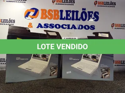LOTE 370 - 02 NOTEBOOK’S MEGATRON. (NO ESTADO) ATENÇÃO! FAZER A VISITAÇÃO ANTES DE ARREMATAR, NÃO SABEMOS SE FUNCIONA. LEILÃO NÃO TEM GARANTIA E NEM DEVOLUÇÃO, SUJEITO A POSSÍVEIS AVARIAS VISÍVEIS/OCULTAS E/OU AUSÊNCIA DE COMPONENTES.