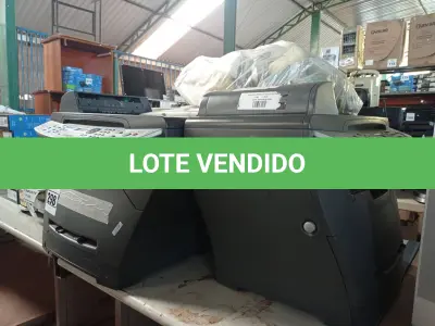 LOTE 298 - 03 IMPRESSORAS MARCAS E MODELOS DIVERSOS. (NO ESTADO) ATENÇÃO! FAZER A VISITAÇÃO ANTES DE ARREMATAR, NÃO SABEMOS SE FUNCIONA. LEILÃO NÃO TEM GARANTIA E NEM DEVOLUÇÃO, SUJEITO A POSSÍVEIS AVARIAS VISÍVEIS/OCULTAS E/OU AUSÊNCIA DE COMPONENTES.