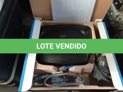 LOTE 281 - 12 ROTEADORES CISCO WRT54G2. (NO ESTADO) ATENÇÃO! FAZER A VISITAÇÃO ANTES DE ARREMATAR, NÃO SABEMOS SE FUNCIONA. LEILÃO NÃO TEM GARANTIA E NEM DEVOLUÇÃO, SUJEITO A POSSÍVEIS AVARIAS VISÍVEIS/OCULTAS E/OU AUSÊNCIA DE COMPONENTES.