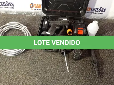 LOTE 331 - 01 JATO DE ALTA PRESSÃO A BATERIA. (NO ESTADO) ATENÇÃO! FAZER A VISITAÇÃO ANTES DE ARREMATAR, NÃO SABEMOS SE FUNCIONA. LEILÃO NÃO TEM GARANTIA E NEM DEVOLUÇÃO, SUJEITO A POSSÍVEIS AVARIAS VISÍVEIS/OCULTAS E/OU AUSÊNCIA DE COMPONENTES.