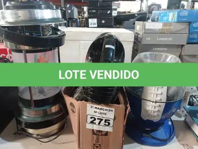 LOTE 275 - 01 MOTOR PARA REFRIGERAÇÃO E UTENSÍLIOS DIVERSOS. (NO ESTADO) ATENÇÃO! FAZER A VISITAÇÃO ANTES DE ARREMATAR, NÃO SABEMOS SE FUNCIONA. LEILÃO NÃO TEM GARANTIA E NEM DEVOLUÇÃO, SUJEITO A POSSÍVEIS AVARIAS VISÍVEIS/OCULTAS E/OU AUSÊNCIA DE COMPONENTES.