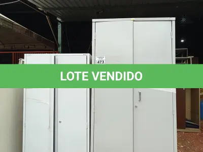 LOTE 473 - 02 ARMÁRIOS DE AÇO COM 02 PORTAS. (NO ESTADO) ATENÇÃO! FAZER A VISITAÇÃO ANTES DE ARREMATAR, NÃO SABEMOS SE FUNCIONA. LEILÃO NÃO TEM GARANTIA E NEM DEVOLUÇÃO, SUJEITO A POSSÍVEIS AVARIAS VISÍVEIS/OCULTAS E/OU AUSÊNCIA DE COMPONENTES.