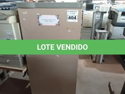 LOTE 404 - 01 GELADEIRA MARCA PROSDÓCIMO 220V. (NO ESTADO) ATENÇÃO! FAZER A VISITAÇÃO ANTES DE ARREMATAR, NÃO SABEMOS SE FUNCIONA. LEILÃO NÃO TEM GARANTIA E NEM DEVOLUÇÃO, SUJEITO A POSSÍVEIS AVARIAS VISÍVEIS/OCULTAS E/OU AUSÊNCIA DE COMPONENTES.