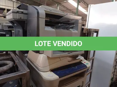 LOTE 305 - 04 IMPRESSORAS MARCAS E MODELOS DIVERSOS PARA RETIRADA DE PEÇAS. (NO ESTADO) ATENÇÃO! FAZER A VISITAÇÃO ANTES DE ARREMATAR, NÃO SABEMOS SE FUNCIONA. LEILÃO NÃO TEM GARANTIA E NEM DEVOLUÇÃO, SUJEITO A POSSÍVEIS AVARIAS VISÍVEIS/OCULTAS E/OU AUSÊNCIA DE COMPONENTES.