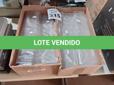 LOTE 315 - 20 TELHAS COLONIAIS CAPA E BICA TRANSPARENTES. (NO ESTADO) ATENÇÃO! FAZER A VISITAÇÃO ANTES DE ARREMATAR, NÃO SABEMOS SE FUNCIONA. LEILÃO NÃO TEM GARANTIA E NEM DEVOLUÇÃO, SUJEITO A POSSÍVEIS AVARIAS VISÍVEIS/OCULTAS E/OU AUSÊNCIA DE COMPONENTES.
