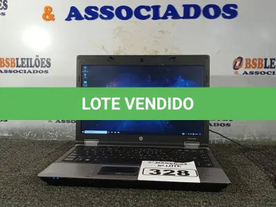 LOTE 328 - 01 NOTEBOOK MARCA HP. (NO ESTADO) ATENÇÃO! FAZER A VISITAÇÃO ANTES DE ARREMATAR, NÃO SABEMOS SE FUNCIONA. LEILÃO NÃO TEM GARANTIA E NEM DEVOLUÇÃO, SUJEITO A POSSÍVEIS AVARIAS VISÍVEIS/OCULTAS E/OU AUSÊNCIA DE COMPONENTES.