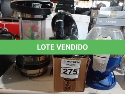 LOTE 275 - 01 MOTOR PARA REFRIGERAÇÃO E UTENSÍLIOS DIVERSOS. (NO ESTADO) ATENÇÃO! FAZER A VISITAÇÃO ANTES DE ARREMATAR, NÃO SABEMOS SE FUNCIONA. LEILÃO NÃO TEM GARANTIA E NEM DEVOLUÇÃO, SUJEITO A POSSÍVEIS AVARIAS VISÍVEIS/OCULTAS E/OU AUSÊNCIA DE COMPONENTES.
