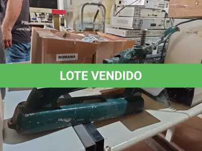 LOTE 314 - 01 GRAMPEADOR PROFISSIONAL. (NO ESTADO) ATENÇÃO! FAZER A VISITAÇÃO ANTES DE ARREMATAR, NÃO SABEMOS SE FUNCIONA. LEILÃO NÃO TEM GARANTIA E NEM DEVOLUÇÃO, SUJEITO A POSSÍVEIS AVARIAS VISÍVEIS/OCULTAS E/OU AUSÊNCIA DE COMPONENTES.