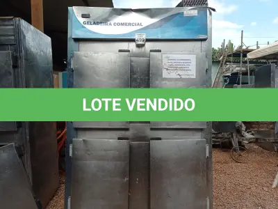 LOTE 499 - 01 GELADEIRA INDUSTRIAL EM INOX PARA RETIRADA DE PEÇAS. (NO ESTADO) ATENÇÃO! FAZER A VISITAÇÃO ANTES DE ARREMATAR, NÃO SABEMOS SE FUNCIONA. LEILÃO NÃO TEM GARANTIA E NEM DEVOLUÇÃO, SUJEITO A POSSÍVEIS AVARIAS VISÍVEIS/OCULTAS E/OU AUSÊNCIA DE COMPONENTES.