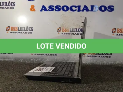 LOTE 328 - 01 NOTEBOOK MARCA HP. (NO ESTADO) ATENÇÃO! FAZER A VISITAÇÃO ANTES DE ARREMATAR, NÃO SABEMOS SE FUNCIONA. LEILÃO NÃO TEM GARANTIA E NEM DEVOLUÇÃO, SUJEITO A POSSÍVEIS AVARIAS VISÍVEIS/OCULTAS E/OU AUSÊNCIA DE COMPONENTES.